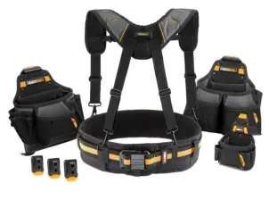 Набір Toughbuilt, ремінь, підтяжки, 3 сумки с кліпсами, TB-CT-101-5 №1