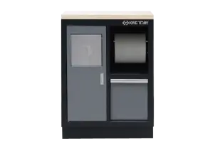 - держатель для бумаги с мусорным отсеком серый 680 x 460 x 910 мм - 5 шт.; №1