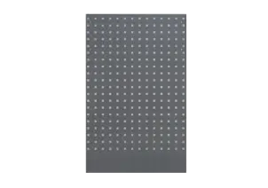 Панель перфорированная серая 615 x 25 x 1052 мм №1