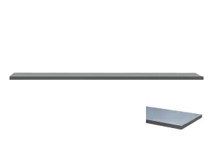 Столешница для тумбы из нержавеющей стали 1360 x 465 x 38 мм №1