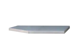 Столешница для тумбы из нержавеющей стали 1360 x 465 x 38 мм №2