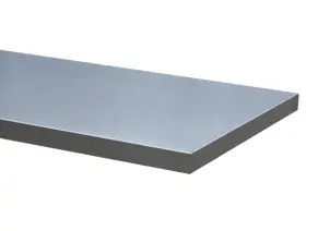 Столешница для тумбы из нержавеющей стали 1360 x 465 x 38 мм №3