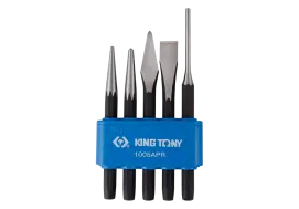 Набор выколоток 5 единиц, пластиковый держатель KING TONY