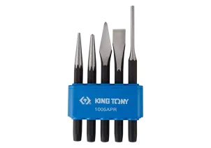 Набор выколоток 5 единиц, пластиковый держатель KING TONY №1