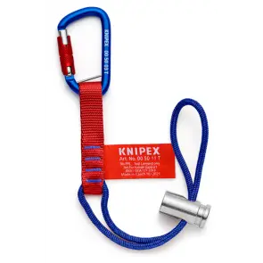 Петлевой адаптер для фиксации инструмента KNIPEX с карабином, 00 50 13 T BK №1