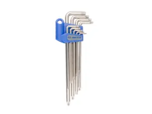 Набор Torx 9 единиц (Т10-Т50) с отверстием Г-образные удлиненные (уп.8) в холдере №1