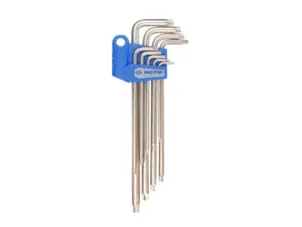 Набор Torx 9 единиц (Т10-Т50) Г-образные удлиненные в холдере №1