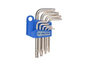 Набір Torx 9 од. шестигранників (Т10-Т50) Г-подібних №1