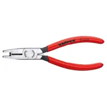 Інструмент для опресовування для штекеров Scotchlok з ріжучими крайками KNIPEX 97 50 01, фосфатований купити
