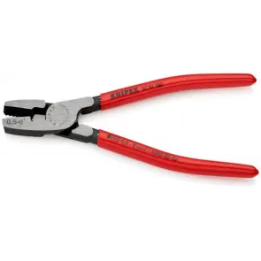 Інструмент для обтиску контактних гільз 0,5-6,0мм.кв., 180мм KNIPEX 97 81 180, фосфатований №3