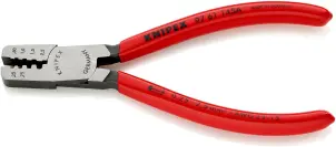 Інструмент для обтиску контактних гільз 0,25-2,5мм.кв., 145мм KNIPEX 97 61 145 А SB, фосфатований №2