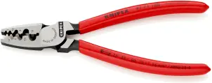 Інструмент для обтиску контактних гільз 0,25-16,0мм.кв., 180мм KNIPEX 97 71 180 SB, фосфатований №2