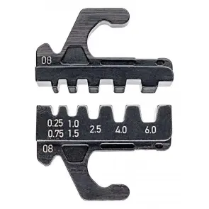 Матриці змінні підходять тільки для KNIPEX MultiCrimp® 97 33 02, 97 33 01 №1