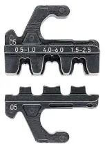 Матриці змінні підходять тільки для KNIPEX MultiCrimp® 97 33 02, 97 33 01