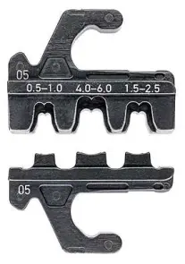 Матриці змінні підходять тільки для KNIPEX MultiCrimp® 97 33 02, 97 33 01 №1