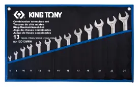 Набор ключей комби 6-24 мм 13 единиц в чехоле из террилена KING TONY
