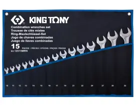 Набор ключей комби 10-32 мм. 15 единиц KING TONY