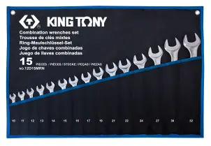 Набор ключей комби 10-32 мм. 15 единиц KING TONY №2