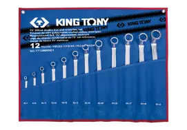 Набір накидних ключів 6-32 мм 12 одиниць в чохолі із терилену KING TONY