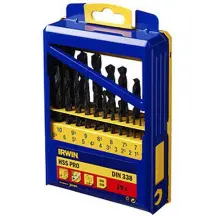 Набор сверл HSS PRO E1 - HSS CASS 1.0-10.0 19шт