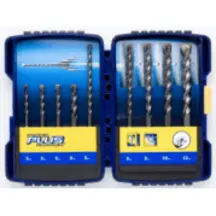 Набор буров SDS Plus SPDH 10шт. в кейсе / 5/5.5/6.0 x110мм, 5.5/6/8/10/12 x160мм