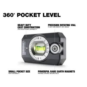 Магнитный уровень 360 TB-H2-L-4R TOUGHBUILT №3