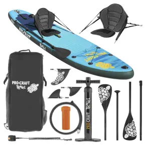 Надувна дошка для сапбордингу Procraft travel SUP350 №1