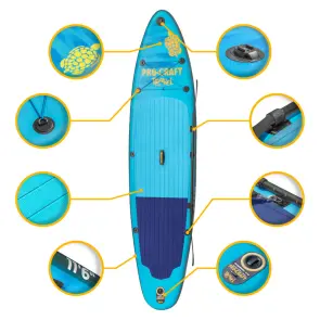 Надувна дошка для сапбордингу Procraft travel SUP350 №2