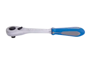 Трещотка 1/4", 90 зубцов, флажковая с кнопкой. IP51. №1