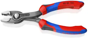 Кліщі універсальні для зірваних болтів TwinGrip KNIPEX 82 02 150, фосфатовані №1