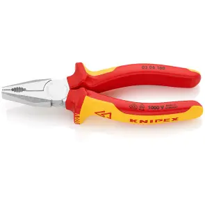 Плоскогубці комбіновані VDE KNIPEX 03 06 160 SB №1