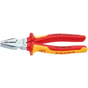 Плоскогубцы комбинированные особой прочности KNIPEX 02 06 200 SB №1