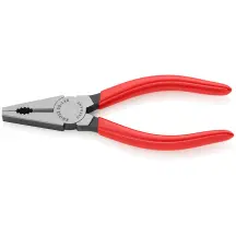 Пасатижі (плоскогубці) комбіновані Ø9,0мм, 140мм KNIPEX 03 01 140 EAN, фосфатовані купити в Україні
