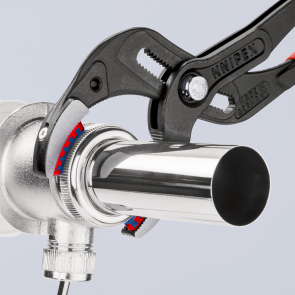 Кліщі трубні сантехнічні переставні, діаметр 75мм KNIPEX 81 11 250 SB, фосфатовані №2