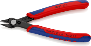 Кусачки Electronic Super Knips, діаметр 1,6мм, 125мм KNIPEX 78 81 125 SB №2