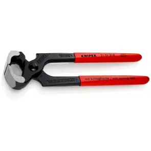 Кусачки-молоток (кліщі) для підковування коней, 25,5мм KNIPEX 55 00 300, фосфатовані №3