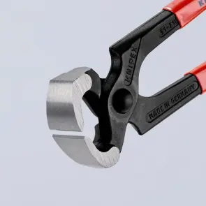 Кусачки-молоток (кліщі) для підковування коней, 25,5мм KNIPEX 55 00 300, фосфатовані №4