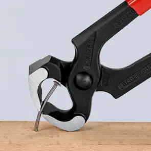 Кусачки-молоток (кліщі) для підковування коней, 25,5мм KNIPEX 55 00 300, фосфатовані №7