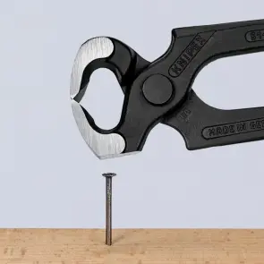 Кусачки-молоток (кліщі) для підковування коней, 25,5мм KNIPEX 55 00 300, фосфатовані №8
