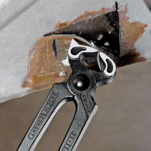Шматочки-молоток (кліщі) для підковування коней, 20,0мм KNIPEX 55 00 300, фосфатовані №4