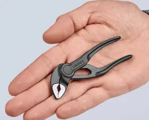 COBRA XS клещи переставные сантехнические с фиксатором, 28 мм (1"), под ключ 24 мм, L-100 мм, Cr-V №5