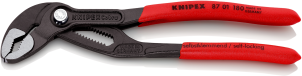 Кліщі сантехнічні переставні високотехнологічні, діаметр 42мм Cobra KNIPEX 87 01 180 SB, фосфатовані №1