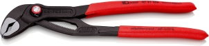 Кліщі сантехнічні переставні, діаметр 50мм Cobra QuickSet KNIPEX 87 21 250 SB (з автоспуском) фосфатовані №1