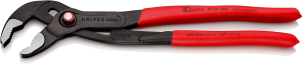 Кліщі сантехнічні переставні, діаметр 70мм Cobra QuickSet KNIPEX 87 21 300 SB (з автоспуском) фосфатовані №2