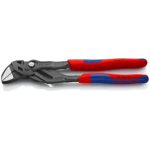 Кліщі переставні-гайковий ключ, діаметр 52мм KNIPEX 86 02 250 SB, фосфатовані №1