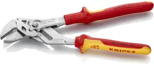 Кліщі переставні-гайковий ключ, діаметр 52мм VDE KNIPEX 86 06 250 SB, хромовані №2