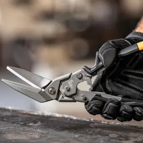 Ножницы по металлу TOUGHBUILT TB-H4-60-SOL, 280мм длинные изогнутые №2
