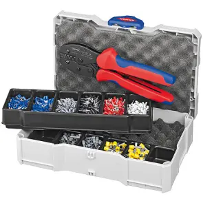 Набір кабельних наконечників для обпресування KNIPEX 97 90 23 №1