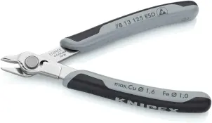 Кусачки Electronic Super Knips, діаметр 1,6мм, 140мм KNIPEX 78 13 125 ESD №2