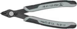 Кусачки Electronic Super Knips, диаметр 1,6мм, 125мм KNIPEX 78 61125 ESD в магазине TVOE